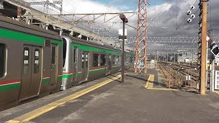 【2019年11月撮影】東北本線E721系（P‐28編成+P‐6編成）郡山駅入線