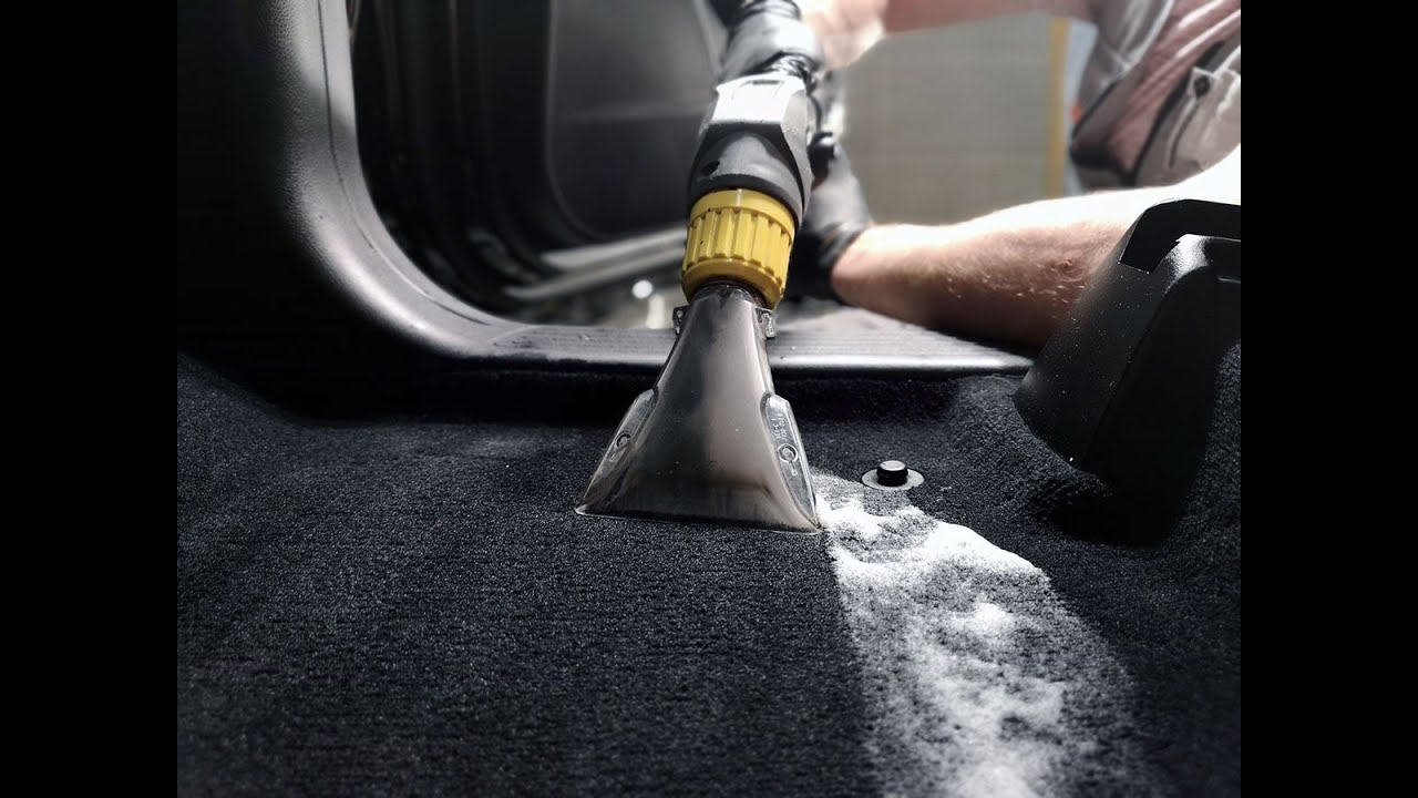 Interior Dry Cleaning, Химчистка автосалона - YouTube