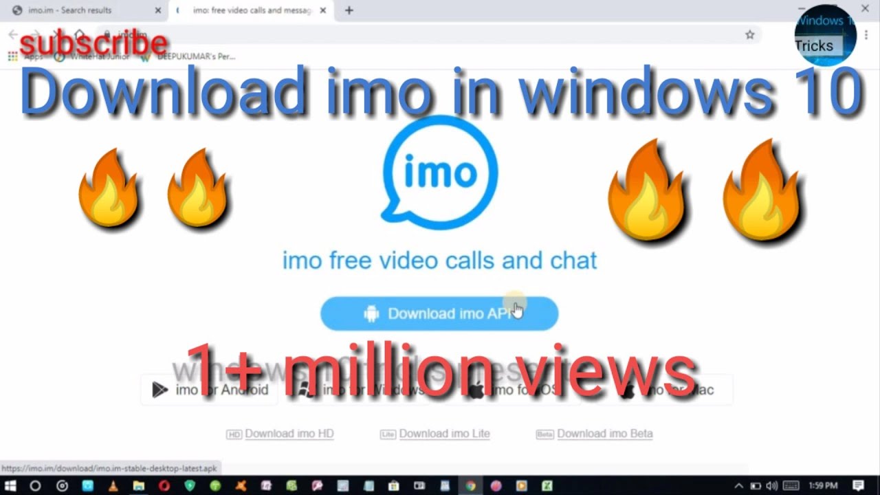 How to download IMO in pc free download full version, imo for free || windows 10 tricks.
