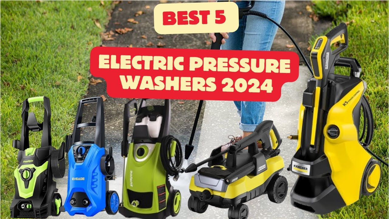 Best 5 Electric Pressure Washers 2024 YouTube