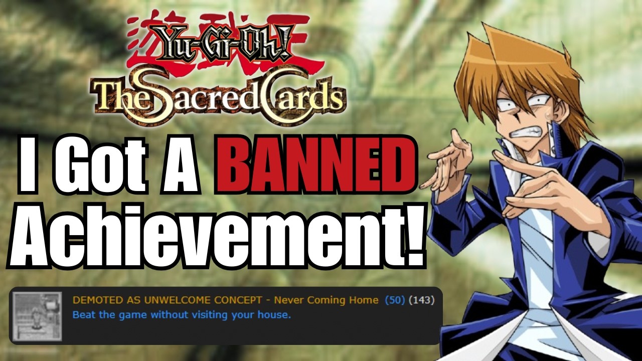 I Got This BANNED Achievement In Yu-Gi-Oh! The Sacred Cards! | Retro Achievements