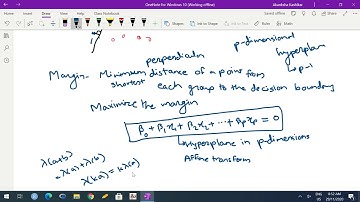 STO13 - Lecture 30 - Maximal Margin Classifier