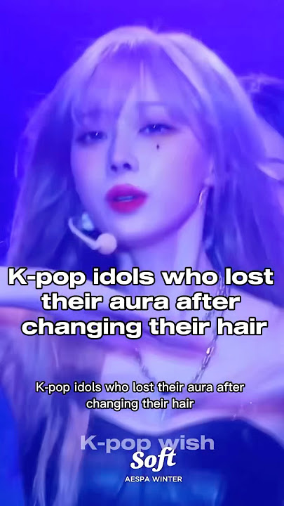 K-pop idols who lost their aura after changing their hair #kpop #soyeon #jake #giselle #idle #aespa