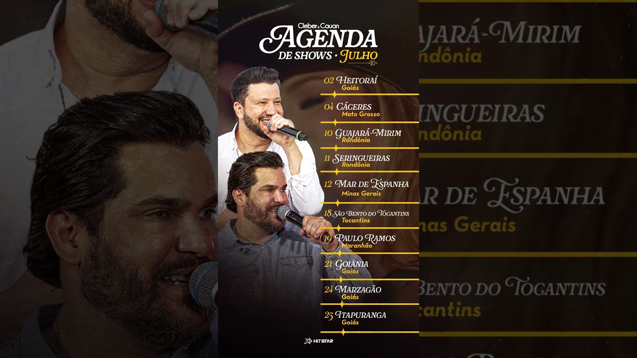 Se prepara pra curtir com a gente, porque julho tá cheio de resenha! 🔥