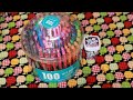 100 GEL PENS ASMR CHEWING GUM