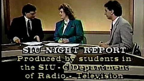 WSIU Night Report 1990 Mark Carvell Suzanne Burda ...