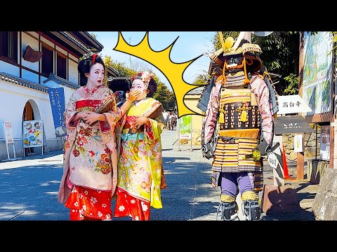#46 SAMURAI Mannequin Prank in Kyoto Japan | Japanese shogun prank for traveler at Kiyomizu Temple