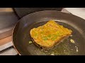 Yummy Gram flour veggie sandwich