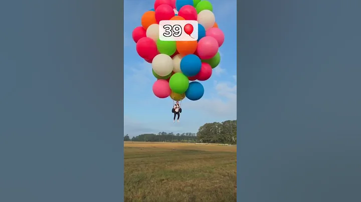 How Many Balloons Does It Take To Fly? #shorts #mrbeast