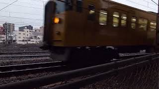 115系 D-29編成 普通備中高梁行き 岡山駅到着