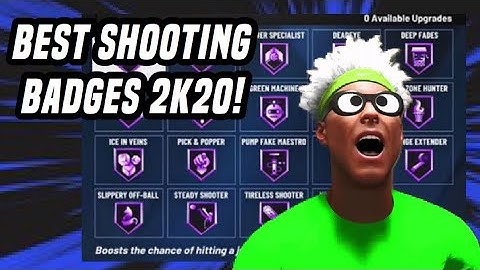 BEST MOST OVERPOWERED SHOOTING BADGES NBA2K20!!! GREEN EVERY SHOT!!!