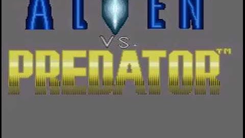 Alien vs Predator Super Nintendo SNES intro + demo