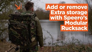 Add or remove extra storage with Speero Tackle's Modular Rucksack