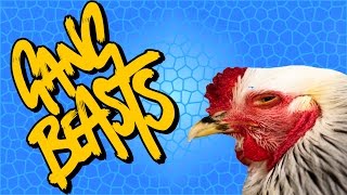 Gang Beasts - Waves On Roof Tops (Crazy Chicken,El Cucuy,Chicken Nuggets )