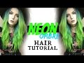Neon Ombre Hair Tutorial