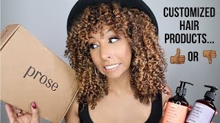 PROSE Customized Hair Products! Worth it? Or Nah? | BiancaReneeToday