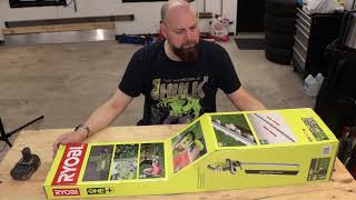 Duftende kom videre fisk RYOBI CORDLESS HEDGE TRIMMER OHT1855R LET'S TRY IT OUT - YouTube