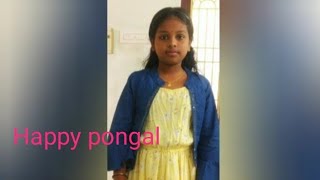 Happy Pongal Wishes From Self Confident Girl By Hashini