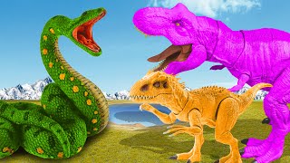 Titanoboa: Spinosaurus, Ultimasaurus, Dinosaurs Fallen GODZILLA DESTOROYAH Monster Snake Vs. TRex