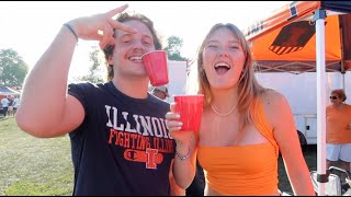 what college gameday is REALLY like at university of illinois