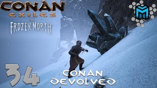 Conan Exiles- The Frozen North (Conan Devolved X03) EP34 | Black Ice!