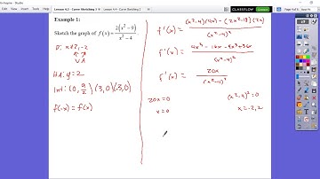 Lesson 4.3 - Curve Sketching 1