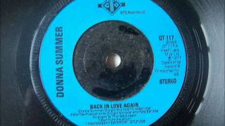 Donna Summer - Back In Love Again (from my dusty old 45.)