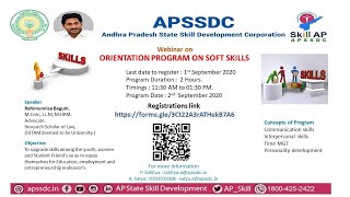 APSSDC - Orientation Program on Soft Skills screenshot 3