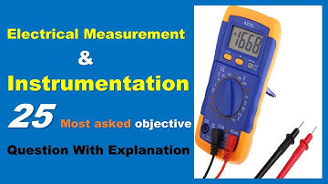 Electrical Measurement Objective questions | Pune Metro