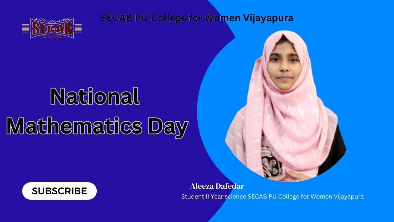 National Mathematics Day - YouTube