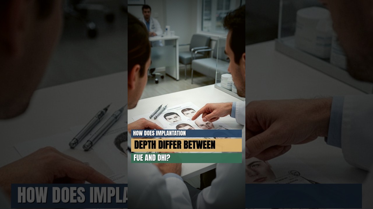 How Does Implantation Depth Differ Between FUE and DHI?