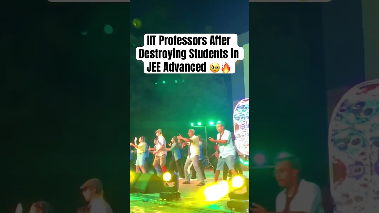 IIT Professors After Destroying Students by Setting Toughest JEE Advanced Paper 