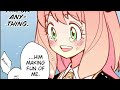 Anya is jealous anya x damian spy x family comic dub