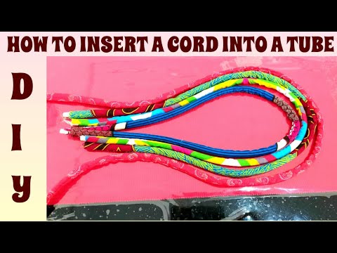 How to Make Self Fabric Cord- Decorative Cording for Vintage