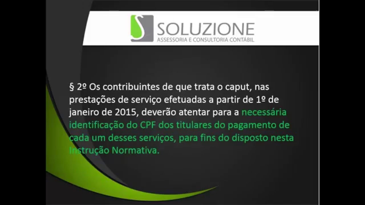 Obrigatoriedade de CPF na Declaração de Imposto de renda Profissionais Liberais