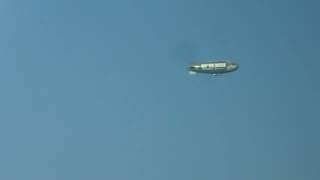 Shark Week blimp flying over LA 7/27/22