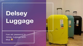 [ 4k ] How set password in DELSEY luggage , #delsey #help #travel #france #luggage