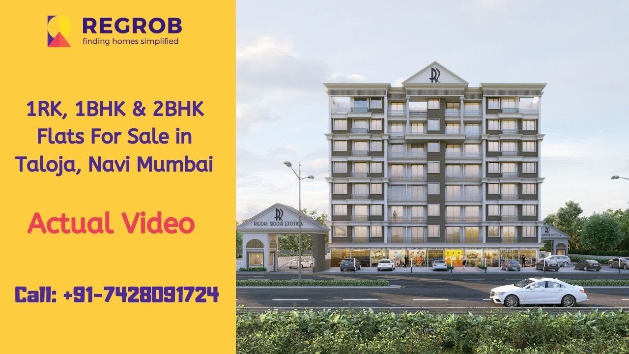 1 RK, 1 BHK, 2 BHK Flats For Sale in Taloja Phase 2 Navi Mumbai | ☎️ +91-7428091724 | 💰 18.40 L