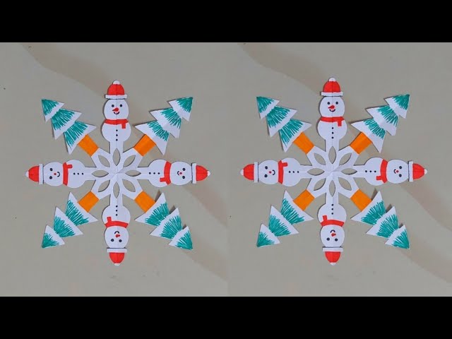 Christmas Craft idea, ⭐️, Sunday School Craft, Easy star Craft Idea