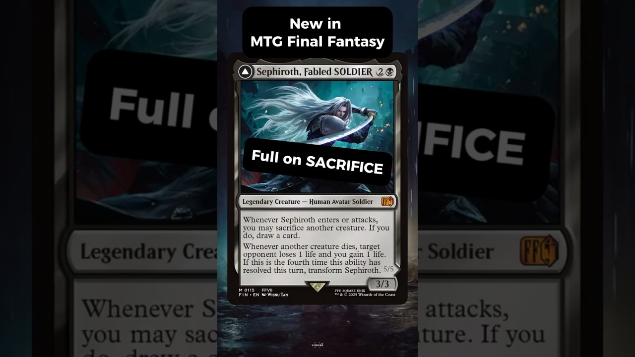 🗡️ 5 карт, которые делают Сефирота ещё более смертоносным | MTG Final Fantasy Commander