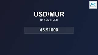 USD to MUR Today   US Dollar vs MUR   8 November 2025   USD Rising 📈 MUR Falling
