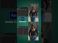 After effects speed curve.