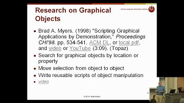 CMU 05 499A  Interaction Techniques HCI P10 Lecture 10