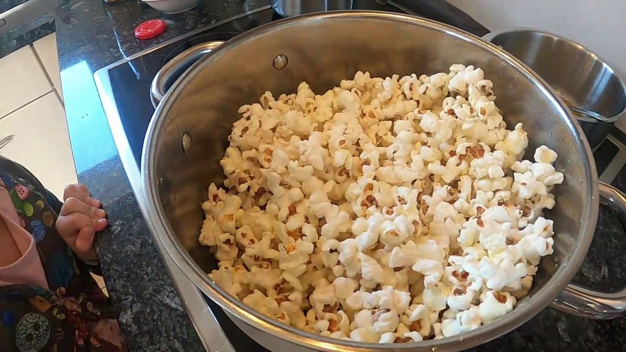how to make homemade popcorn/ cach lam popcorn tai nha - YouTube