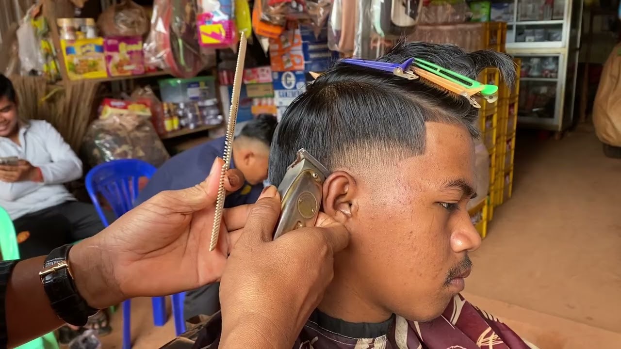 how to taper a men's haircut , tutorial