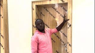 How to Install Interior HDF DOOR (high gloss door)