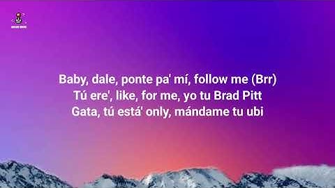 FloyyMenor FT. Cris MJ - GATA ONLY (Letra/Lyrics)