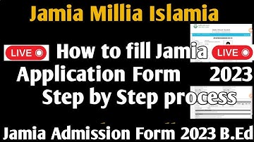 How to fill Jamia application form 2023! Jamia फार्म कैसे fill करे!Jamia application form How apply