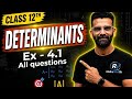 Determinants Exercise 4.1 Full Solution 🚀 | Class 12 Boards + CUET Preparation