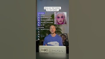 Thumbnail of Doja Cat Pop Songs Vs. Rap Songs #shorts #dojacat #pop #popmusic #rap #nowplaying